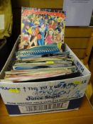 Box of large quantity of assorted 45rpm records