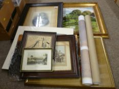 Quantity of framed and other pictures and prints