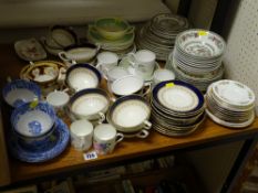 Large parcel of tea and coffeeware, various makes including 'Susie Cooper', 'Indian Tree', 'Royal