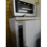 Proline seven drawer upright freezer and a Prestige SC2AS 900w microwave oven E/T