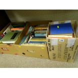 Three boxes of vintage books