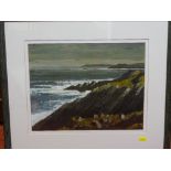 WILF ROBERTS limited edition (2/15) print 'Porth Llechog', 30 x 40 cms