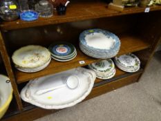 Parcel of mixed porcelain including Royal Grafton 'Twelve Days of Christmas' plates etc