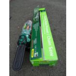 Boxed Gardenline two in one electric pole pruner chainsaw E/T