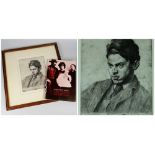 AUGUSTUS JOHN etching - portrait of Percy Wyndham Lewis, 1903, signed, 17.5 x 14cms Provenance: