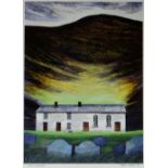 OGWYN DAVIES artist proof coloured print - the popular image 'Soar y Mynydd', the iconic and