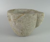 A BELIEVED ROMANO-BRITISH PERIOD STONEWARE VESSEL FROM DIN LLIGWY, ANGLESEY reported to have been