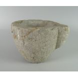 A BELIEVED ROMANO-BRITISH PERIOD STONEWARE VESSEL FROM DIN LLIGWY, ANGLESEY reported to have been