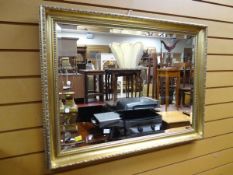 Modern gilt framed mirror