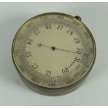 A pocket aneroid barometer by T Wheeler