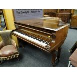 A Chappell of London rosewood baby grand piano, 180cms deep