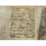 Printing block or lithostone with 'Baner ac Amserau Cymru' imprinted