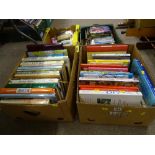 Four boxes of reference books, diecast vehicle catalogues etc