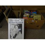 Box of mixed film and theatre related books, commemorative and others