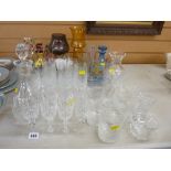 Large parcel of miscellaneous glassware including art, drinking etc