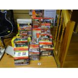 Large parcel of Hornby and other model railway buildings etc