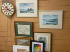 KEITH ANDREW framed limited edition prints - The Menai Bridges and a parcel of other paintings and