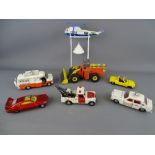 Small collection of vintage unboxed Dinky diecast model vehicles