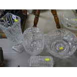 Parcel of heavy glassware