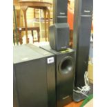 Samsung PS-WK450 sub woofer and a parcel of Panasonic audio speakers E/T