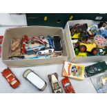 Collection of diecast model vehicles, many Corgi etc