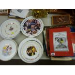 Parcel of Queen Mother and other royal commemorative publications and a quantity of similar plates