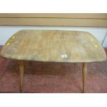 Small light wood Ercol coffee table