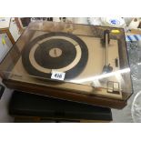 Phillips turntable and a vintage Fidelity turntable E/T