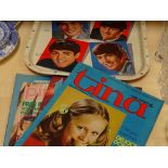 Vintage comics - 'Tina', 'Pop Swap' and a Beatles tea tray