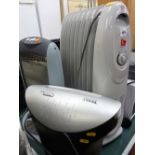 Oil filled electric radiator, halogen heater and a Texet paper shredder E/T