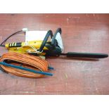 McCulloch Inline 1650 electric chainsaw and extension reel E/T