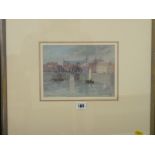 ROY HAMMOND watercolour - study of Bruges, dated 2000, 22 x 16 cms