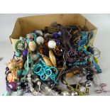 A large quantity of costume jewellery Condition Report: please request* *Condition is not stated