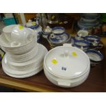 A quantity of Royal Doulton 'Booth's' teaware, quantity of Royal Doulton 'Expressions' tableware