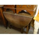 A vintage barley-twist gate leg table Condition Report: please request* *Condition is not stated