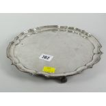 A silver salver, Birmingham 1977, 15.4oz Condition Report: please request via email. Condition