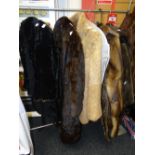 Quantity of assorted ladies fur jackets Condition Report: please request via email. Condition