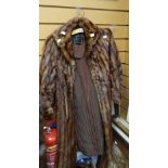 Ladies three quarter length fur jacket with Washington DC label Condition Report: please request via