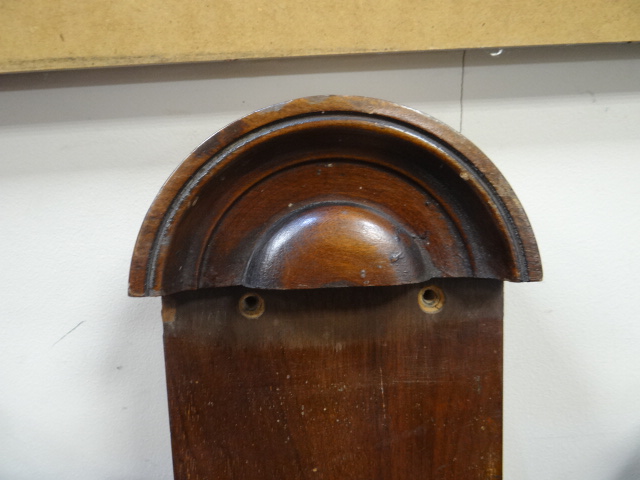 An Islamic-type octagonal table with inlay together with vintage mahogany two-branch hanging hat & - Image 7 of 12