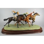 A Border Fine Arts limited edition (230/250) equestrian group entitled 'Geenty', dated 1988