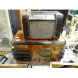 A good early to mid-century Fairbanks-Morse wireless radio & another Bakelite radio Condition