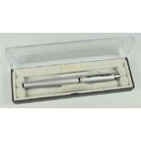 MODERN BRUSHED STEEL PARKER IM ROLLERBALL PEN with chrome trim, in Parker box