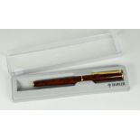VINTAGE LAQUE THUYA PARKER ARROW FOUNTAIN PEN with gold plated nib & trim, in Parker box