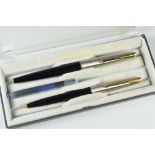 VINTAGE (1990s) PARKER 45 GT FOUNTAIN PEN & BALLPOINT PEN SET in original box