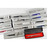 COLLECTION OF MODERN PARKER JOTTER PENS including four black Demonstrator Fountain pens, two