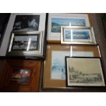 A quantity of framed pictures & prints
