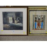 KEITH ANDREW limited edition (318/550) print - cottage interior (papyrus image belongs in Lot 176)