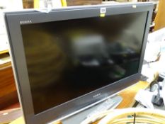 Sony LCD TV with remote control E/T