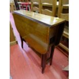 Inlaid mahogany Pembroke table