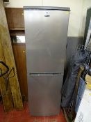 Logik silver/grey finish upright fridge freezer E/T